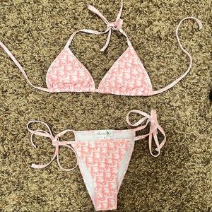 Pink bikini size small